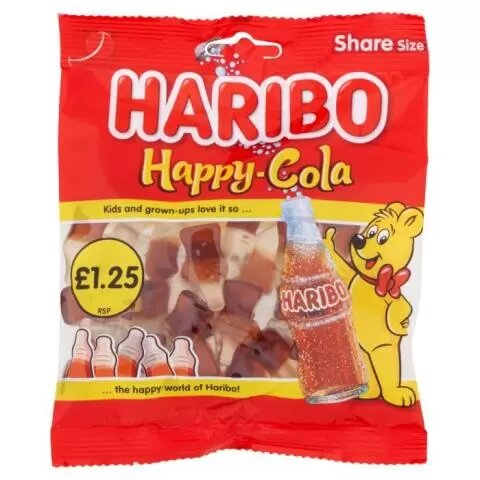 Picture of Haribo Happy Cola Zing PMP £1.25