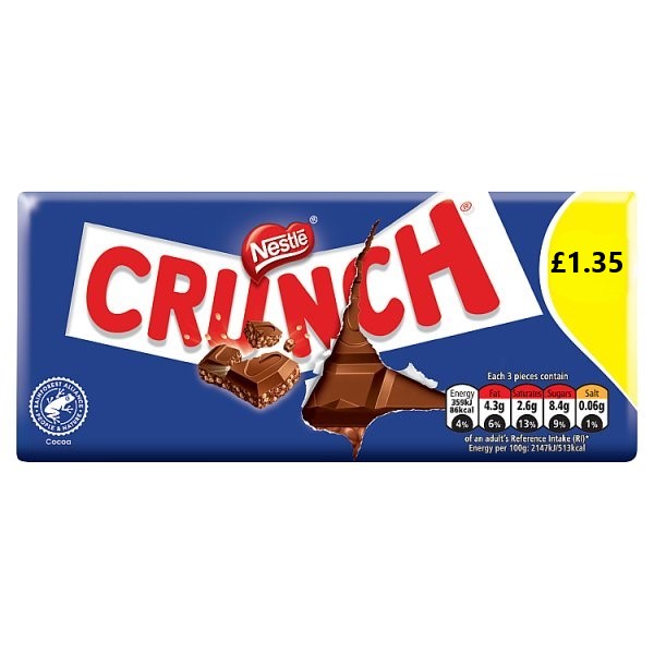 Picture of Nestle Crunch Milk Block £1.35