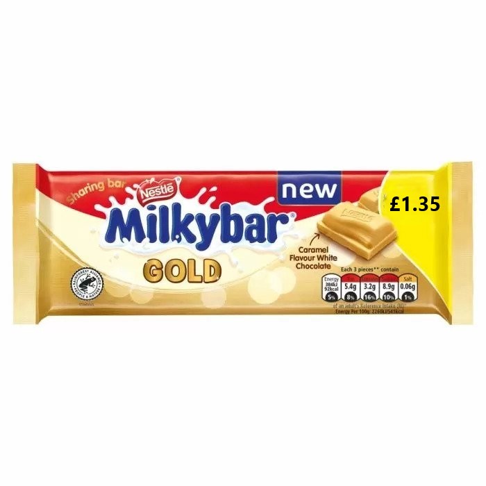 Picture of Milkybar Gold Blocks PMP £1.35