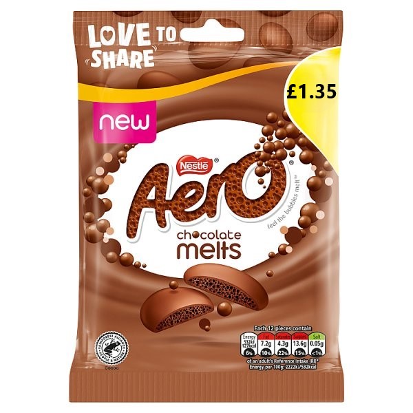 Picture of Aero Melts Milk Bag £1.35