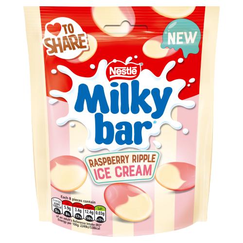 Picture of Milkybar Rasp Ripple Ice Cr Buttons