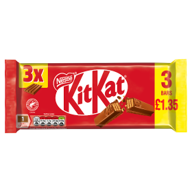 Picture of KIT KAT 4 Finger 3PK £1.35