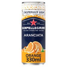 Picture of San Pellegrino Slim Can Aranciata (Orange) 33CL