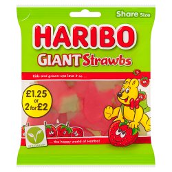 Picture of Haribo Giant Strawbs PM 2 For £2