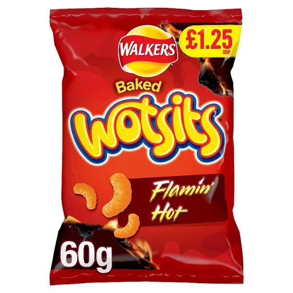 Picture of Wotsits Flamin Hot  £1.25