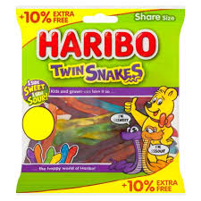 Picture of Haribo Twin Snakes PMP £1.25 10% EF