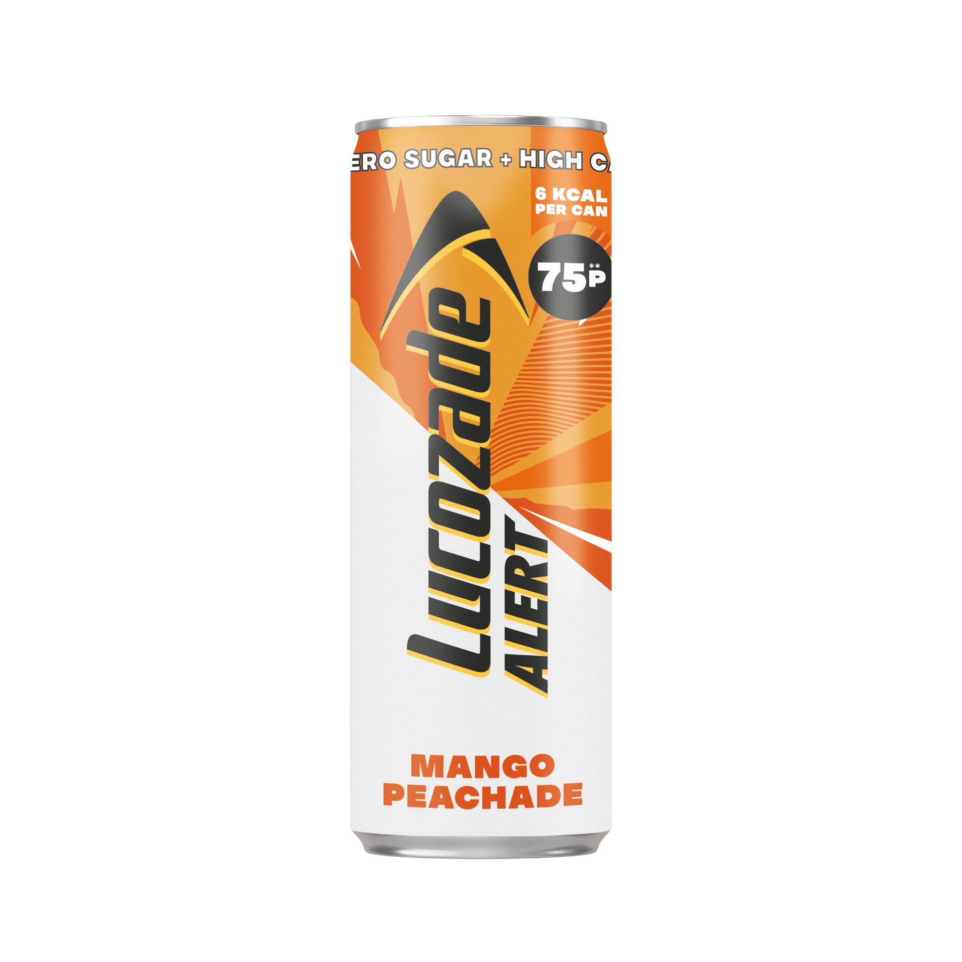 Picture of Lucozade Energy Alert Zero Mango & Peach 75p