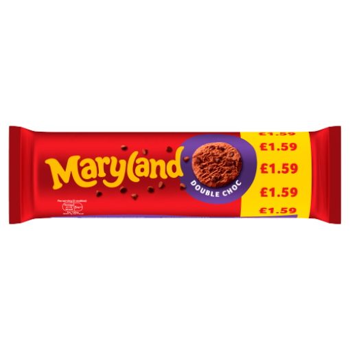 Millennium. Maryland Cookies Double Choc £1.59
