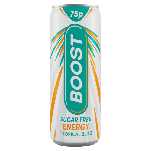 Picture of Boost Energy Sugar Free Tropical 75p