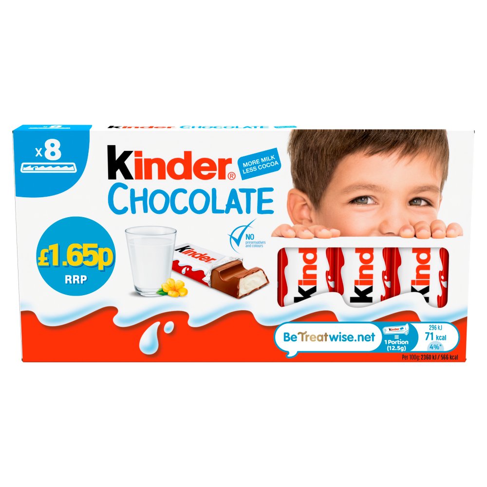 Picture of Kinder Chocolate T8 PMP £1.65