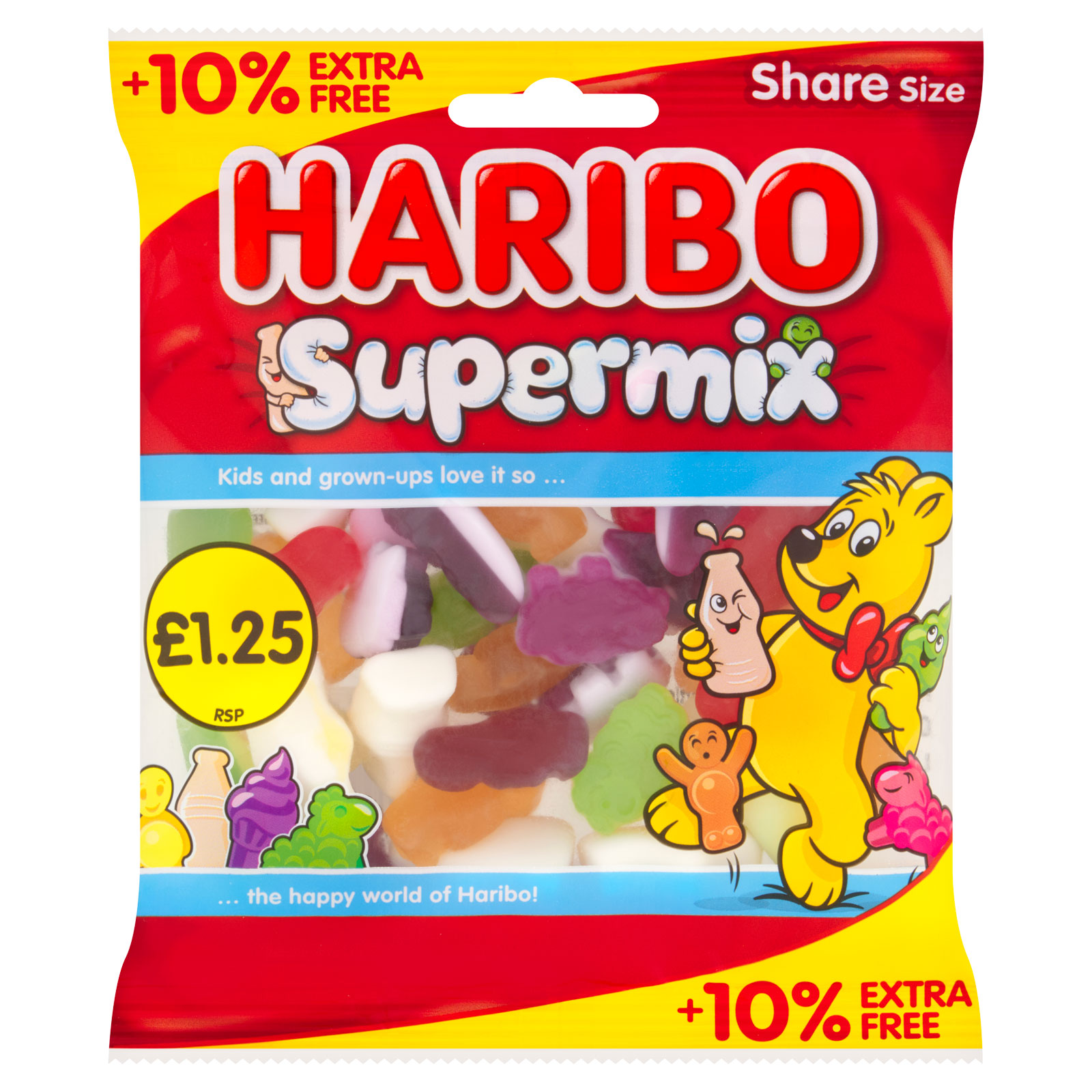 Picture of Haribo Supermix PMP £1.2510% EF