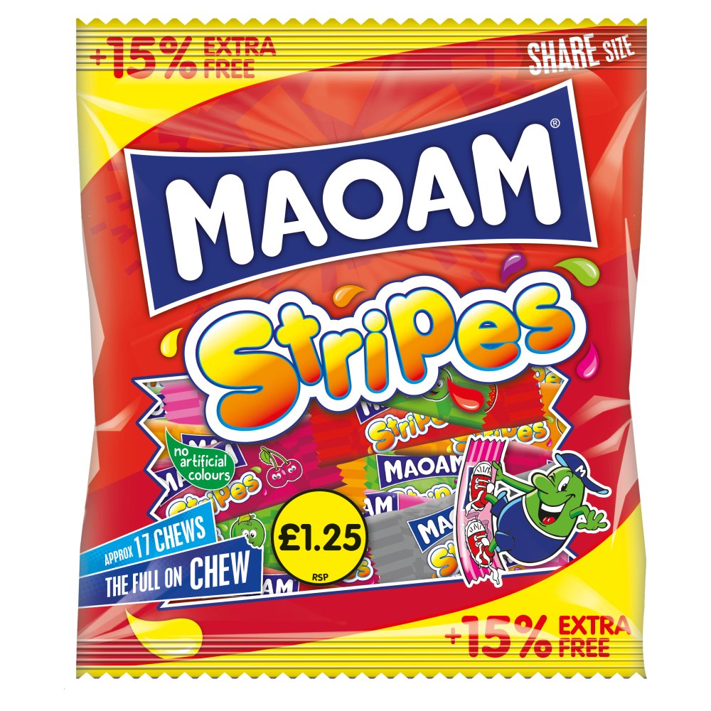 Picture of Haribo Maoam Stripes £1.25 15% Ex Free