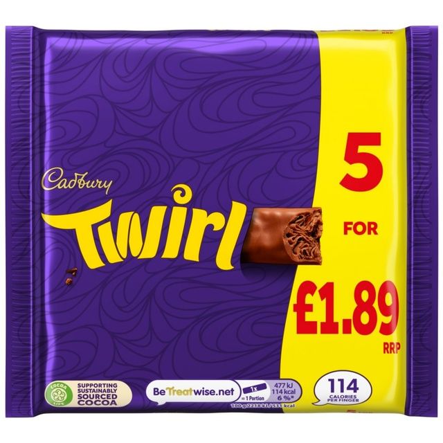 Picture of Cadbury Twirl 5PK PMP £1.89