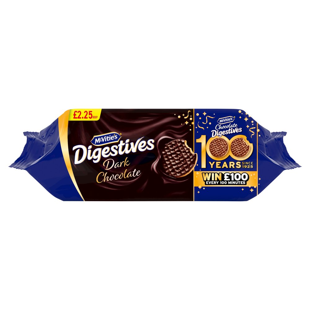 Picture of McV Digestives Dark Choc £2.25