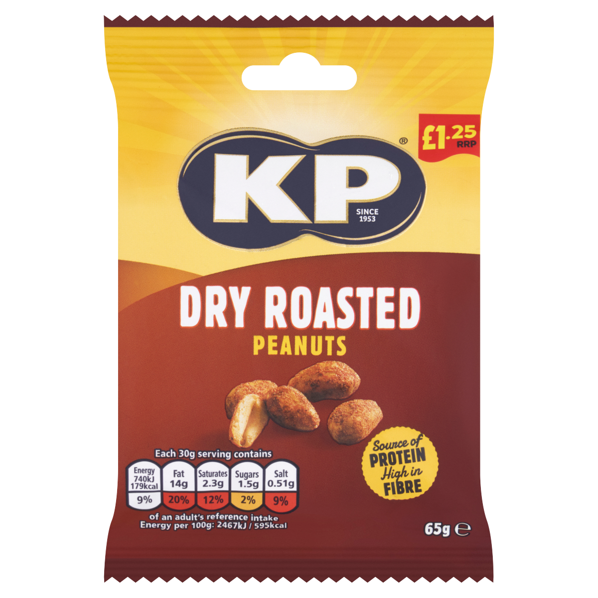 Picture of KP Peanuts Dry Roasted £1.35