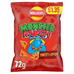 Picture of Monster Munch Sweet & Spicy Flamin' Hot  £1.35 