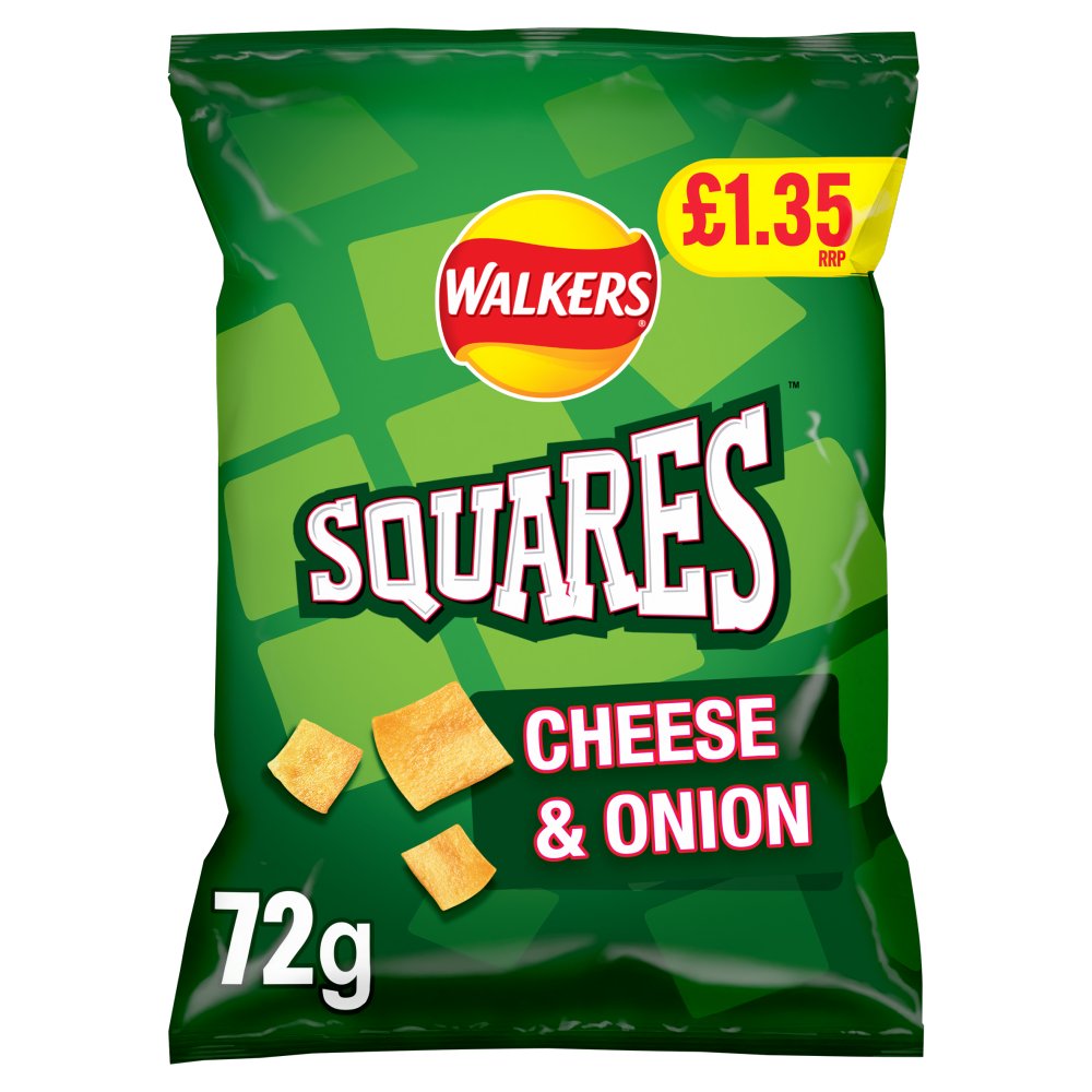 Picture of Walkers Squares Cheese & Onion £1.35 
