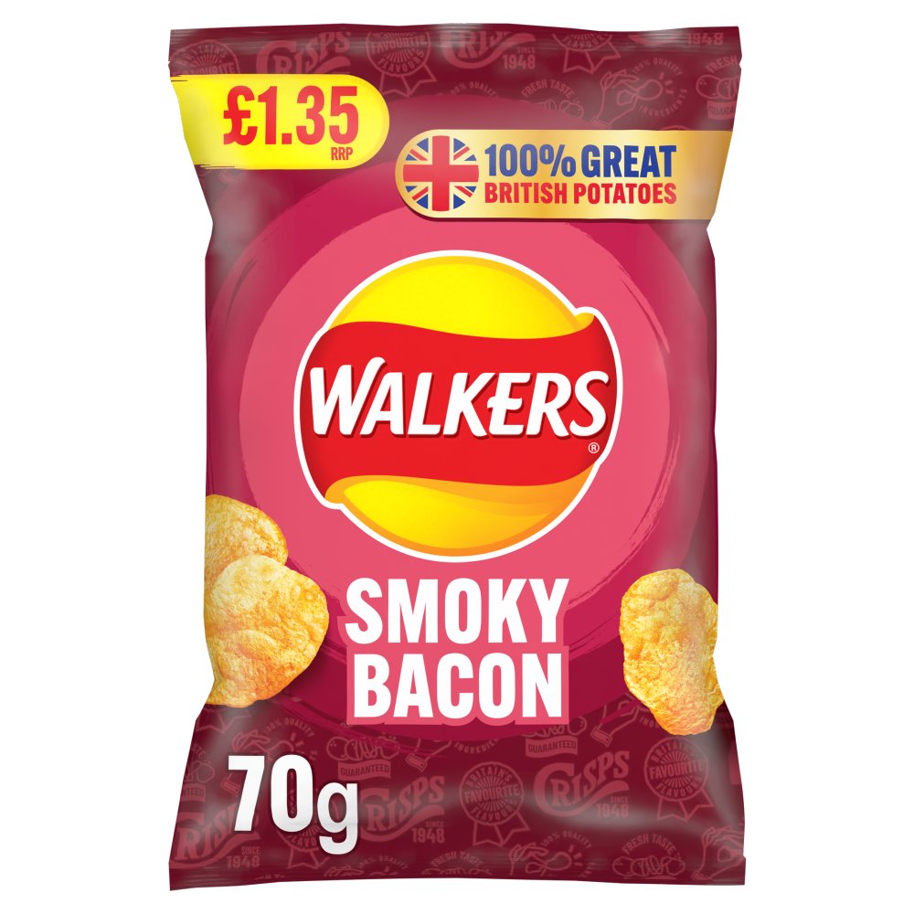 Picture of Walkers Smokey Bacon £1.35