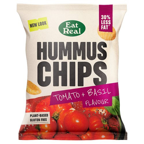 Picture of Eat Real Hummus Chips Tomato & Basil