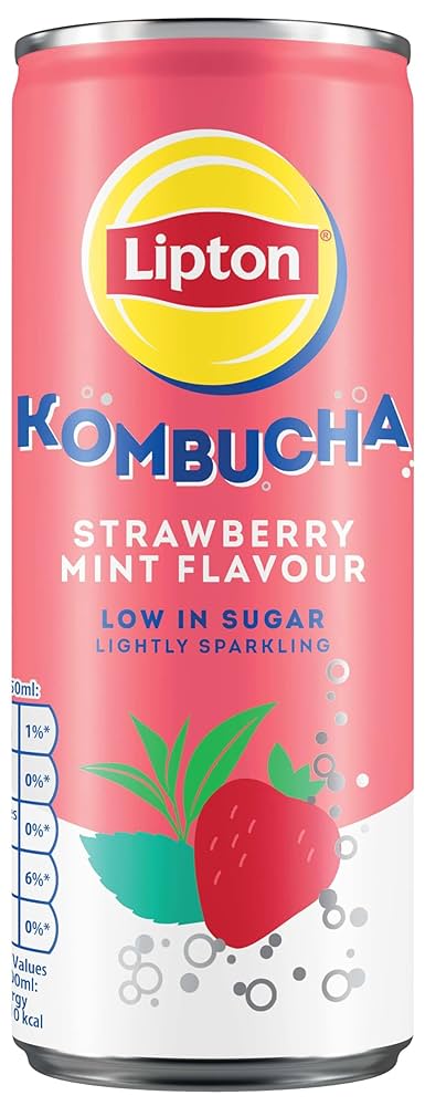 Picture of Lipton Kombucha Strawberry Mint Can