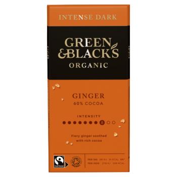 Picture of Green & Black Organic Ginger Dark Choc