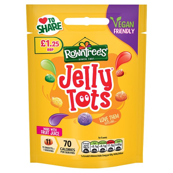 Picture of Rowntrees Jelly Tots Pouch £1.25