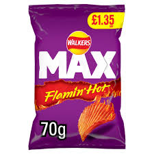 Picture of Walkers Max Extra Flamin' Hot  £1.35 