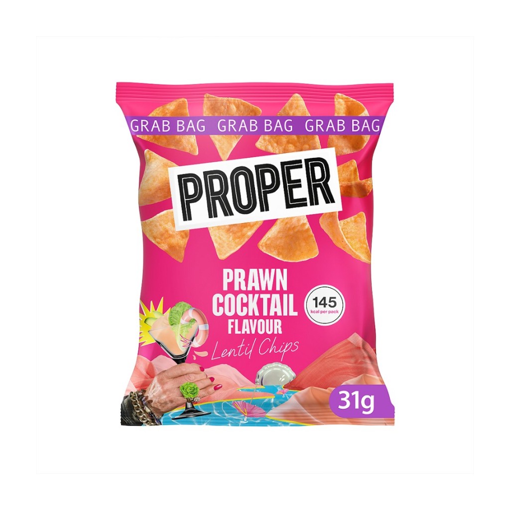 Picture of PROPERCHIPS Prawn Cocktail Lentil Grab Bag