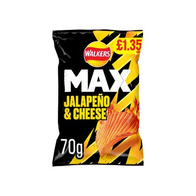Picture of Walkers Max Strong Jalepeno & Cheese £1.35