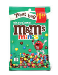 Picture of M&M Choc Mini's £1.69 Treat Bag