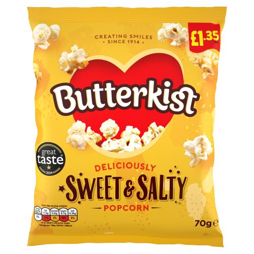Picture of Butterkist Sweet & Salted £1.35