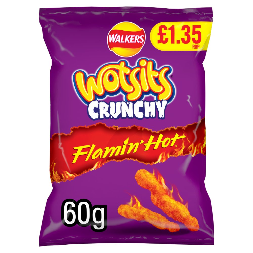 Picture of Wotsits Crunchy Extra Flaming Hot £1.35 