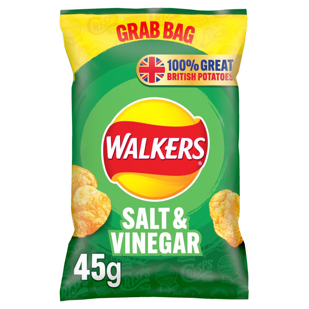 Picture of Walkers GRAB BAG Salt & Vinegar NHFSS
