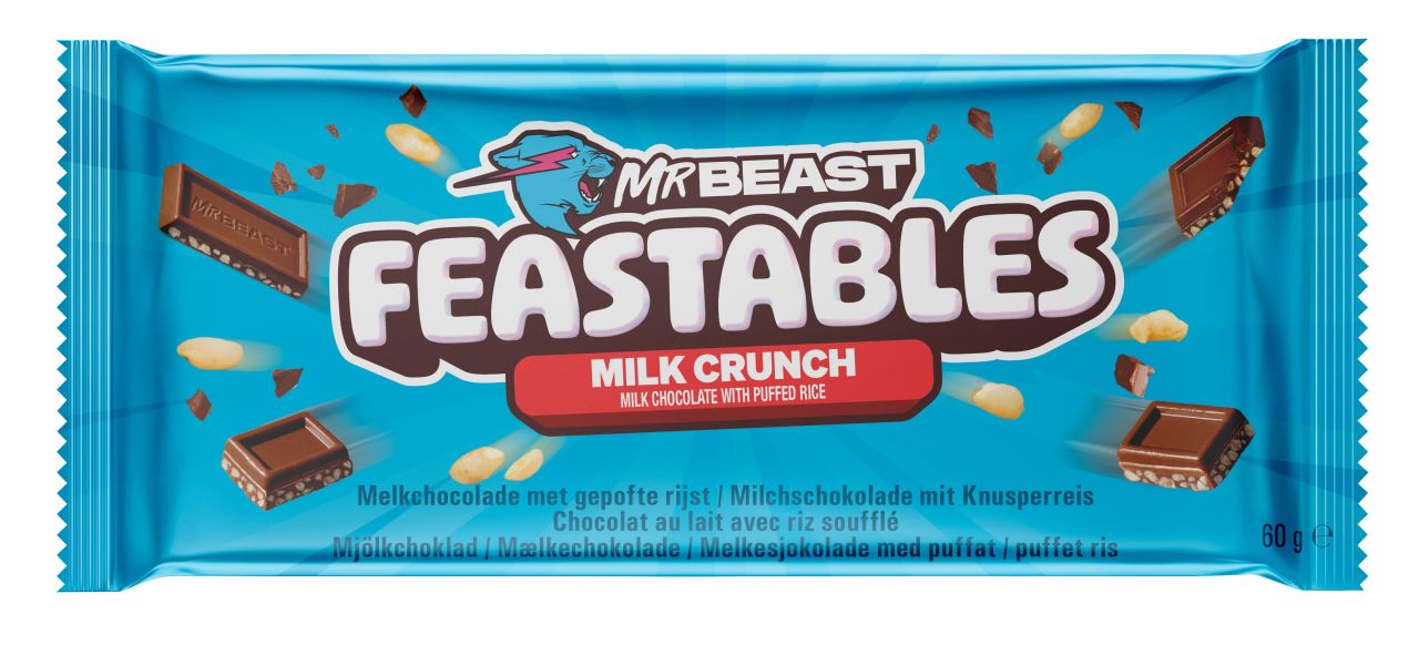 Picture of Mr Beast Feastables Milk Choc Crunch