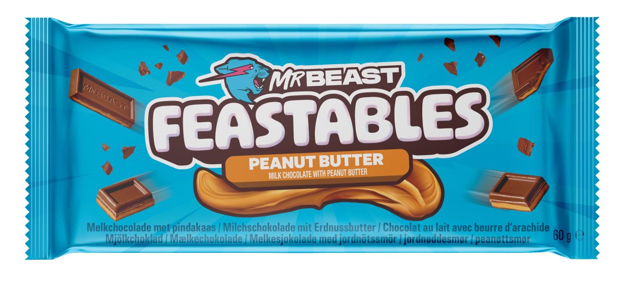 Picture of Mr Beast Feastables Peanut Butter