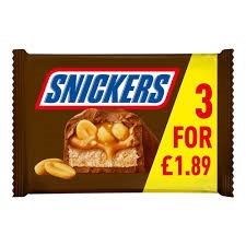 Picture of Snickers PMP £1.89 3PK