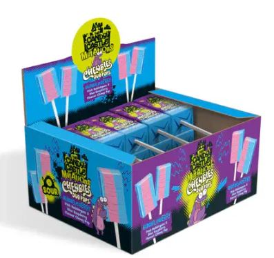 Picture of Candy Castle Chewbies Duo Pops Bubbleberry