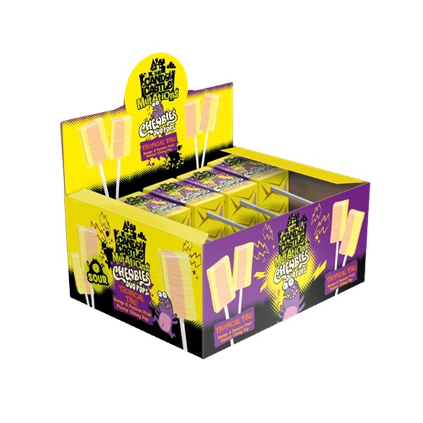 Picture of Candy Castle Chewbies Duo Pops Tropical Ting