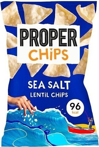 Picture of PROPERCHIPS Sea Salt Lentil Chips