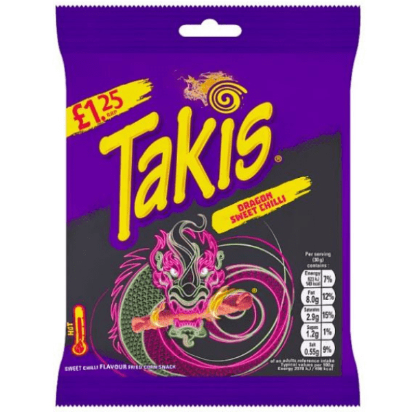 Picture of Takis Dragon Sweet Chilli £1.25