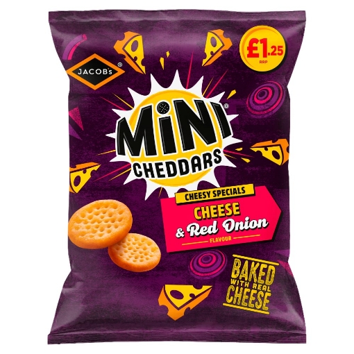 Millennium. Mini Cheddars & Red Onion £1.25